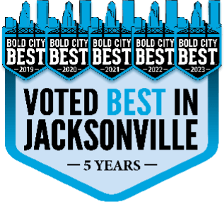 Voted Best in Jacksonville 5 years logo