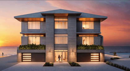 frontal view of home image