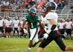 Bakery employee and customer