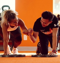 Photo of participants in a Tough Mudder Bootcamp class