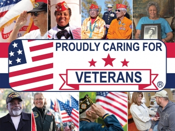 Proudly Caring for Veterans Collage