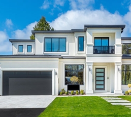 Modern two story home