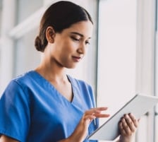 nurse with patient image