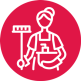 cleaning lady icon