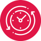 cleaning clock icon