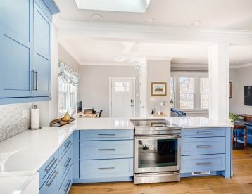 Avalon 5 Light Blue Cabinetry Image