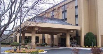 Exterior of hotel