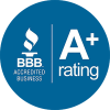 BBB Accredited Business | A+ Rating logo