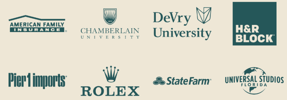 State Farm, Rolex, H&R Block and more