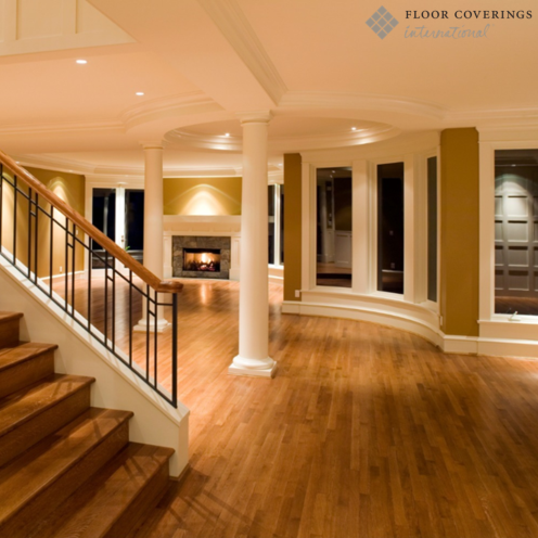 Luxurious Hardwood Flooring Finished in Place