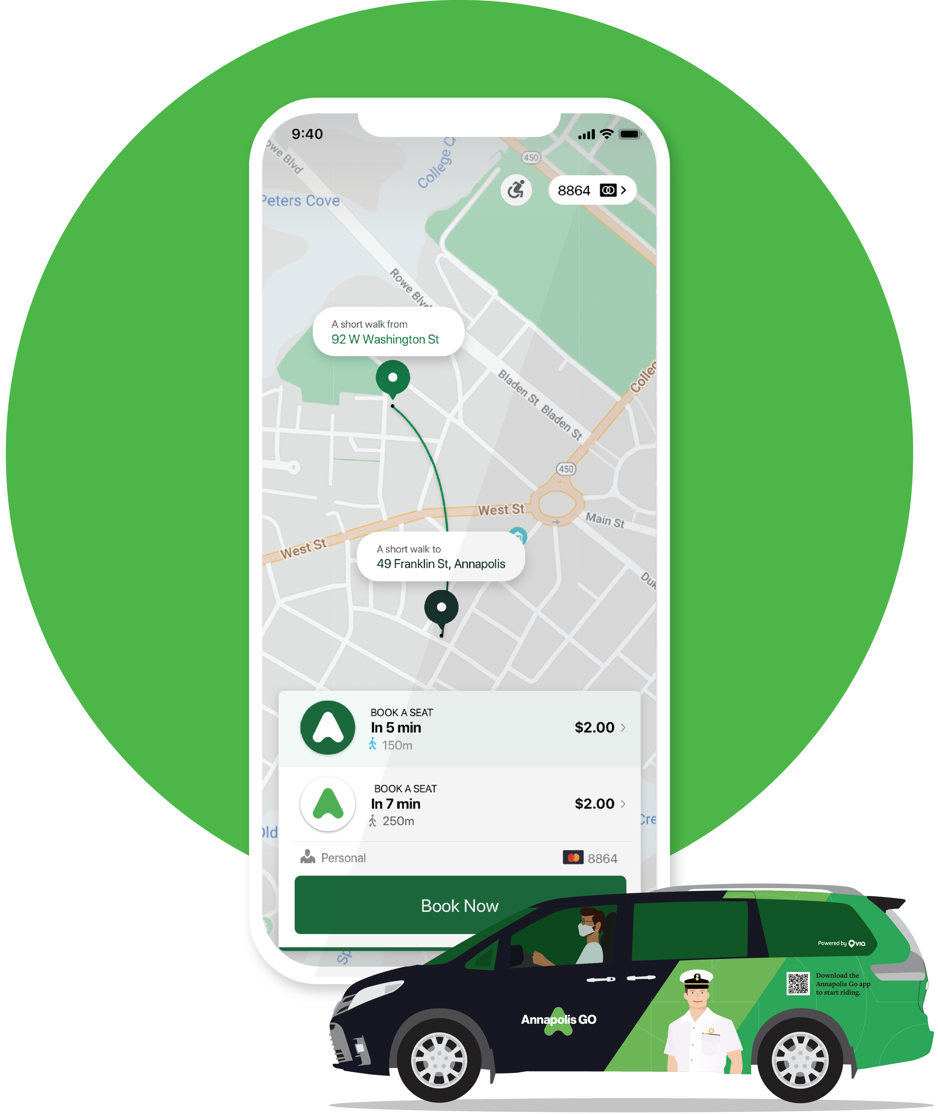 Annapolis GO On-Demand Rideshare Service New Affordable Public Transit System in Maryland