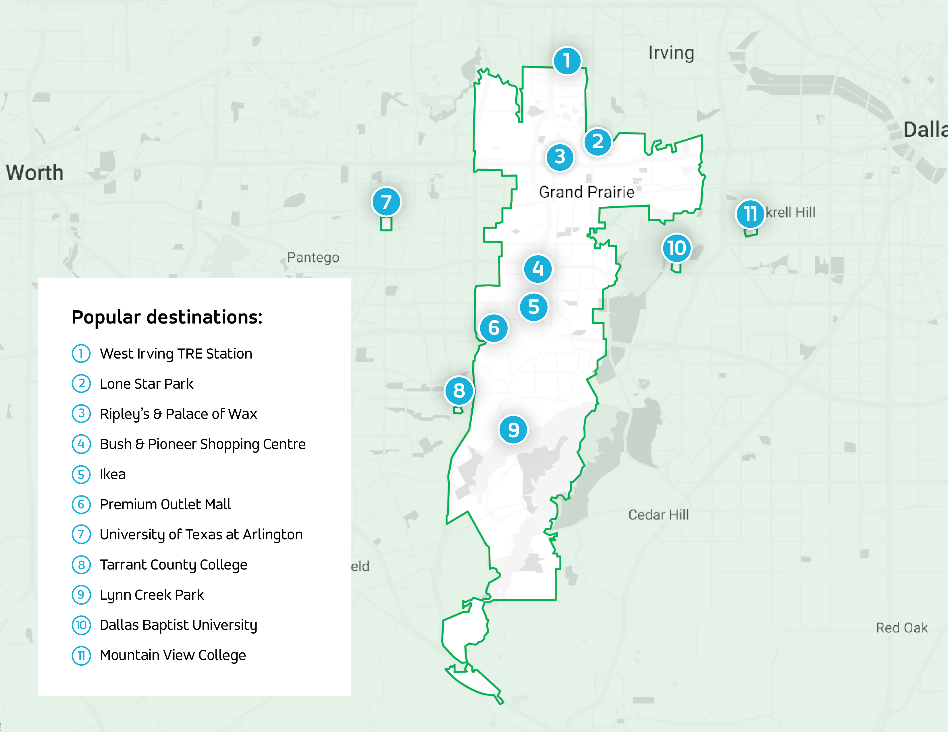 Via Grand Prairie OnDemand Rideshare in Grand Prairie Texas