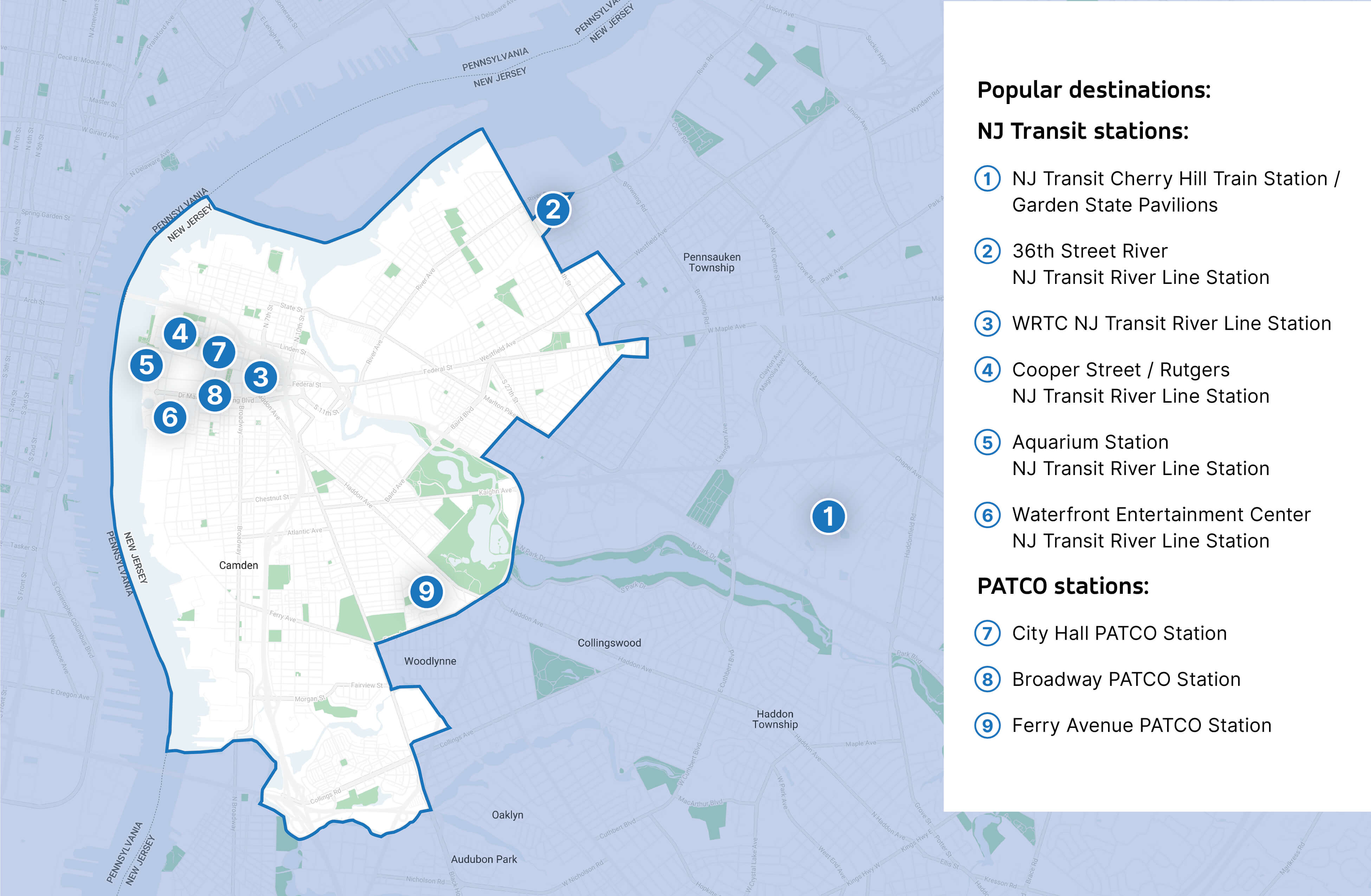 Camden Loop OnDemand Rideshare in Camden