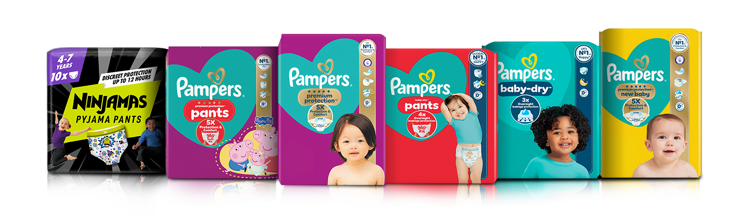 Pampers assorment packs