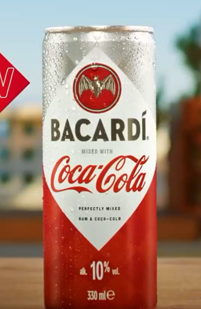 Bacardi Coca-Cola launch still
