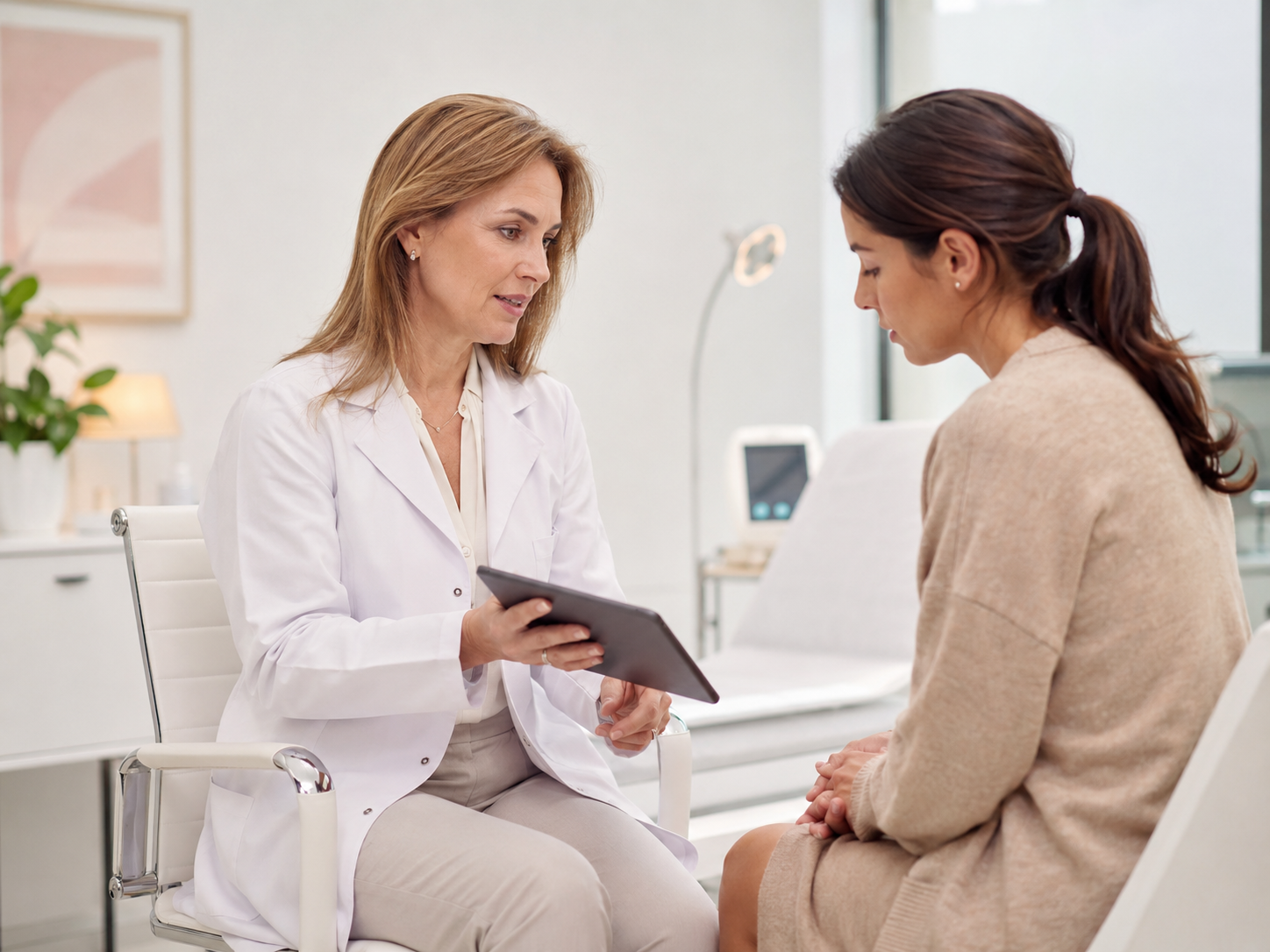 Consulta especializada en salud de la mujer