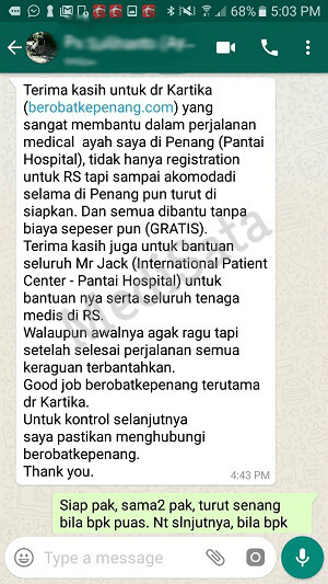 Daftar Dokter Spesialis THT Terbaik di Penang