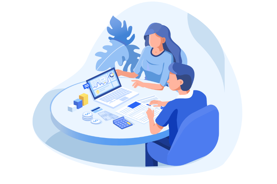 Illustration of the DSL Telecom Zoho Consulting Team