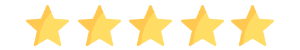 An image representing a 5 star Zoho Rating.