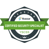 Yeastar certified security specialist certification badge