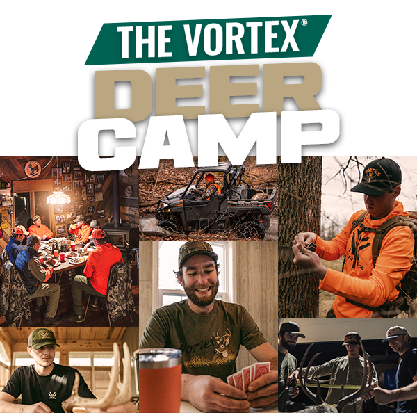 The Vortex® Deer Camp lifestyle collage.