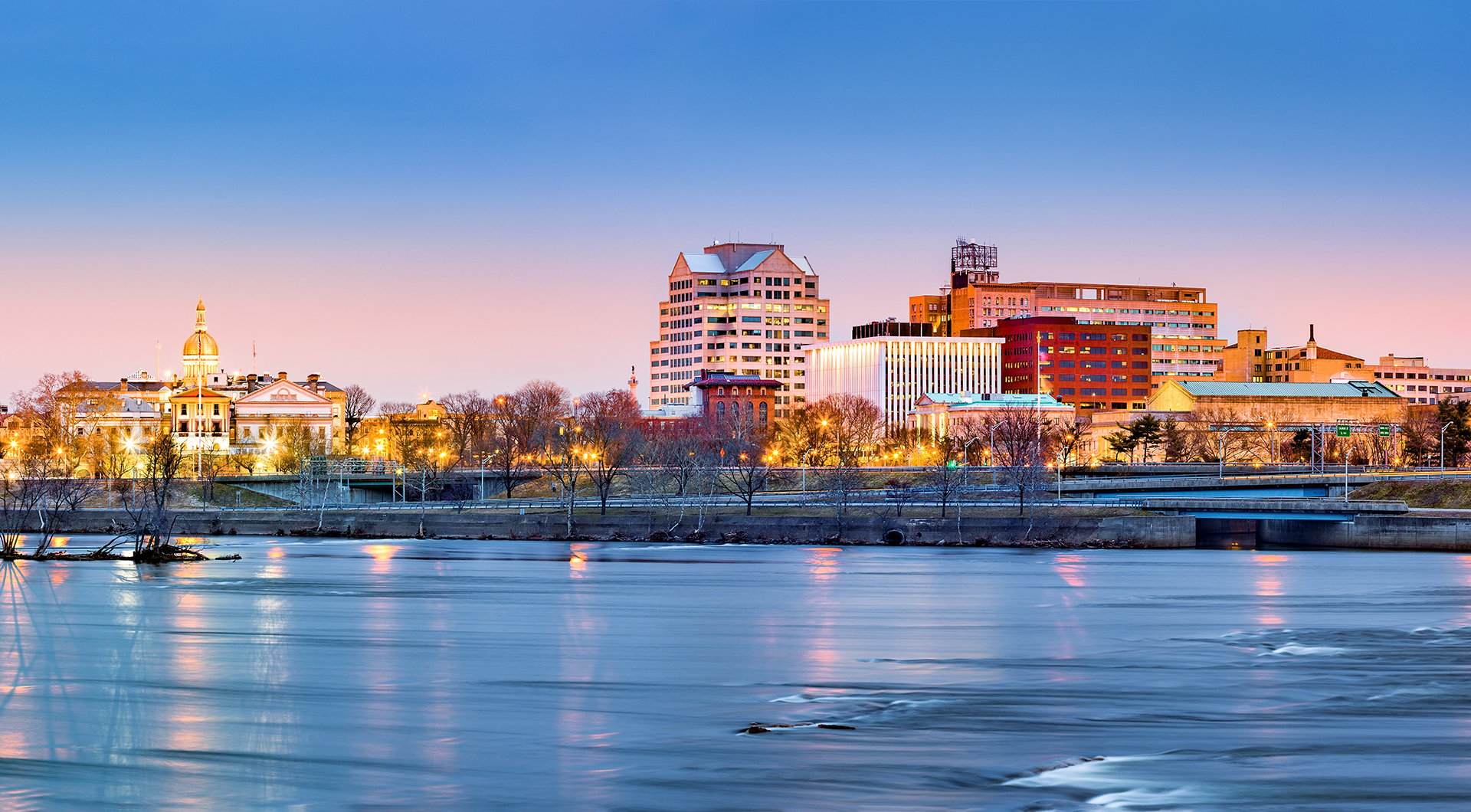 water front view in Philadelphia 