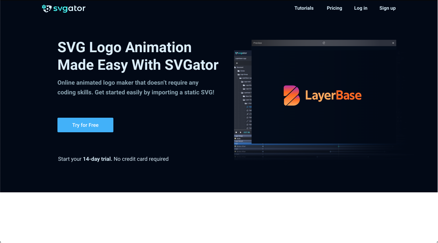 Download SVG Logo Animation Maker - Get Started for Free | SVGator