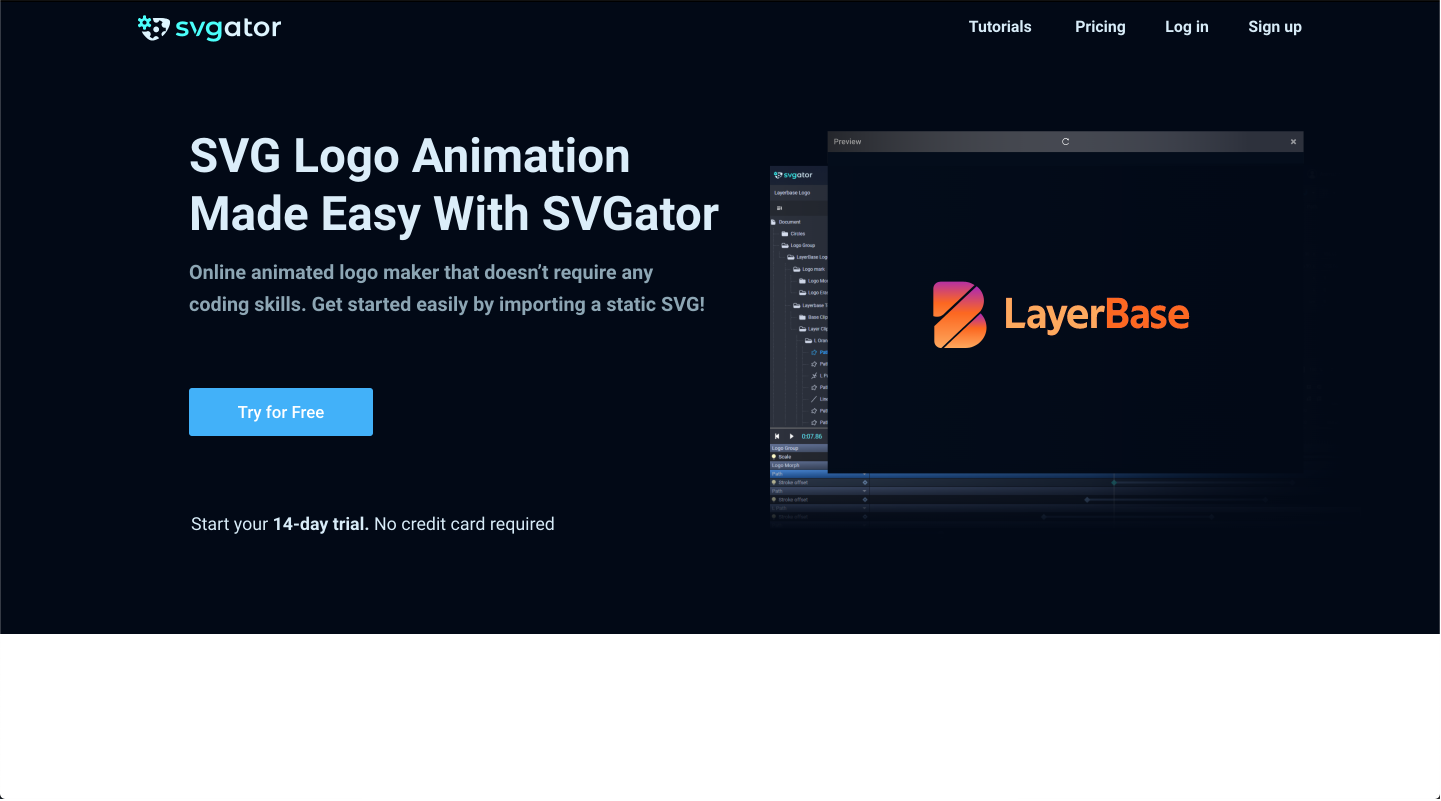 SVG Logo Animation Maker - Get Started for Free | SVGator