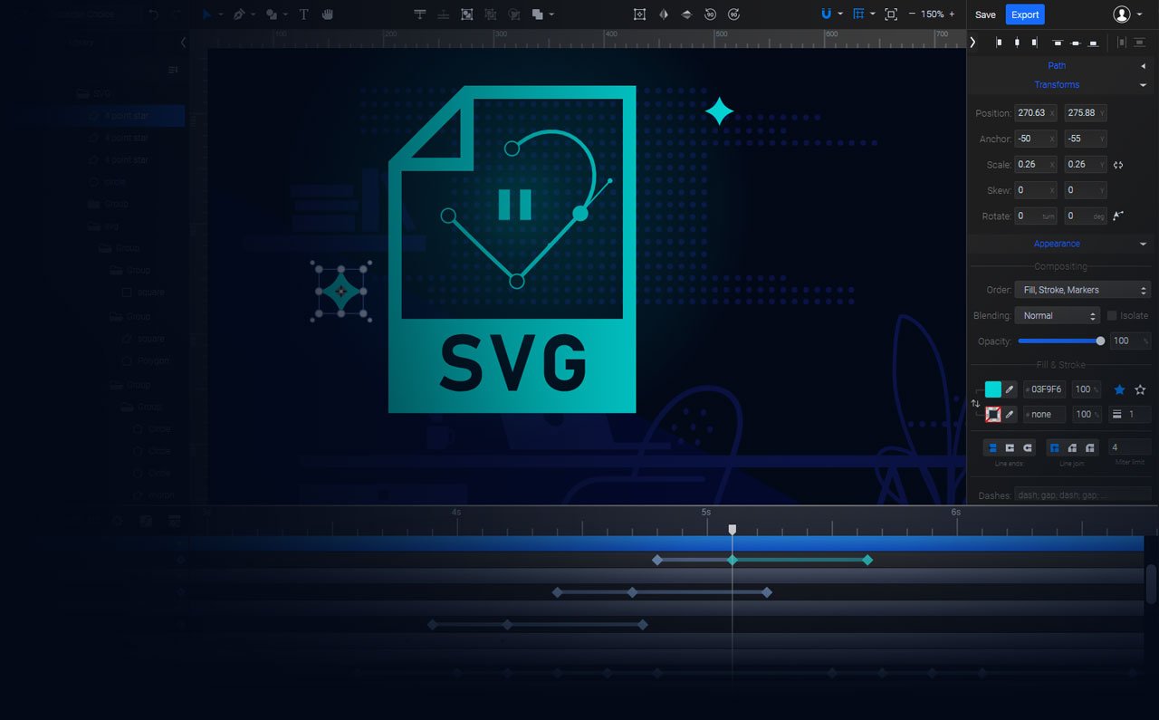 Download Online Vector Animation Software No Coding Svgator