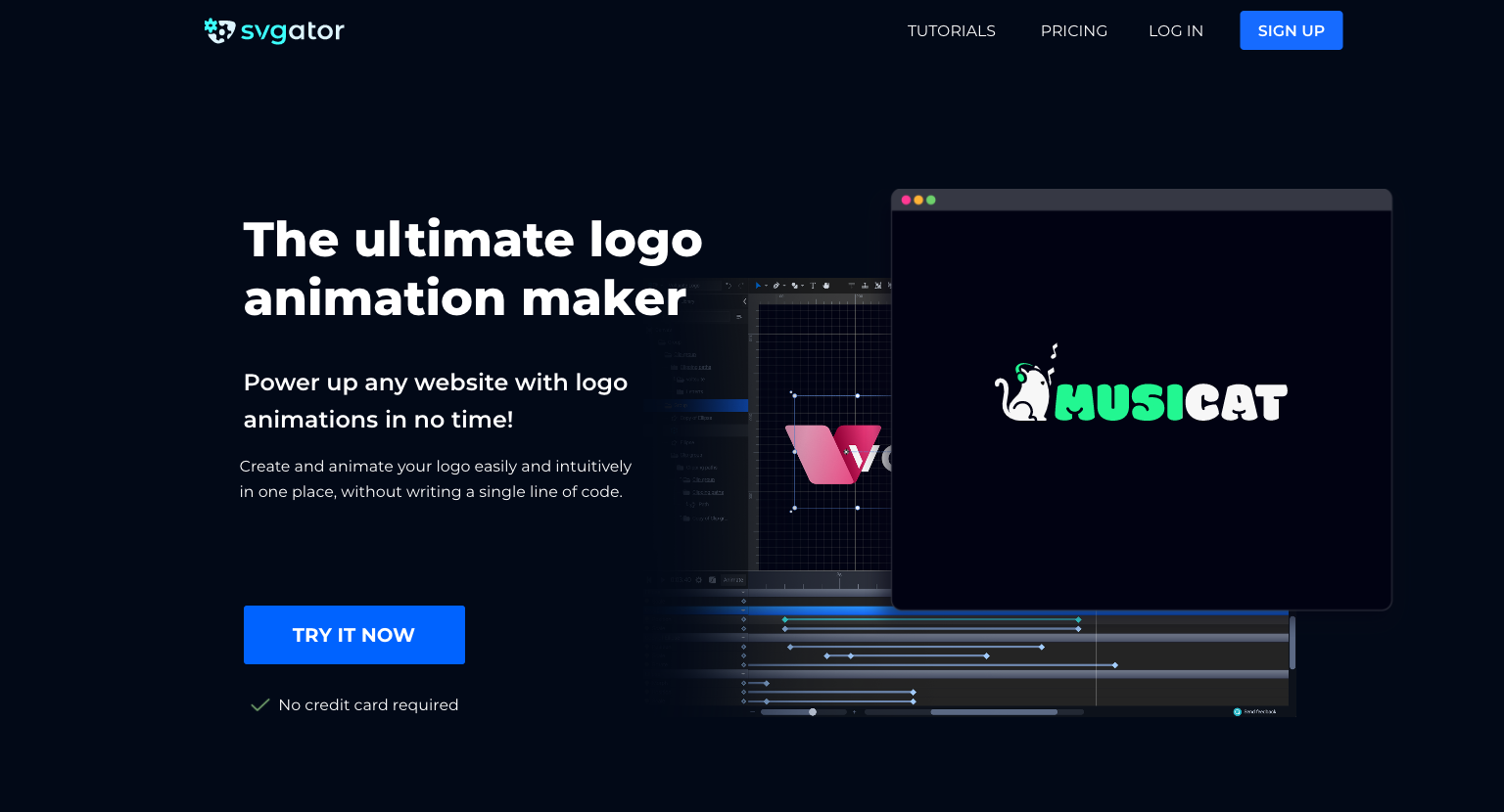 Free Animated Logo Maker Online | SVGator