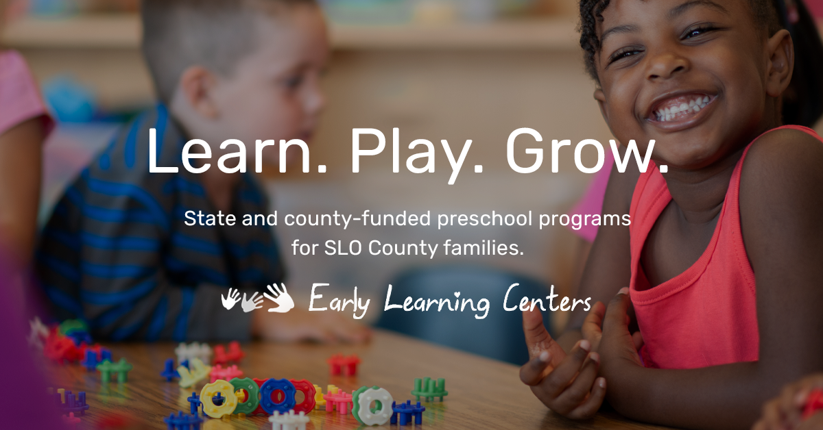 Early Learning Centers San Luis Obispo County