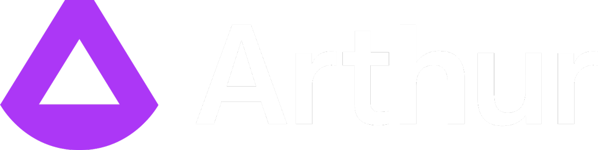 Arthur AI Logo White