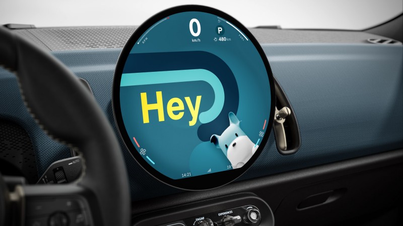 MINI Countryman schermo OLED