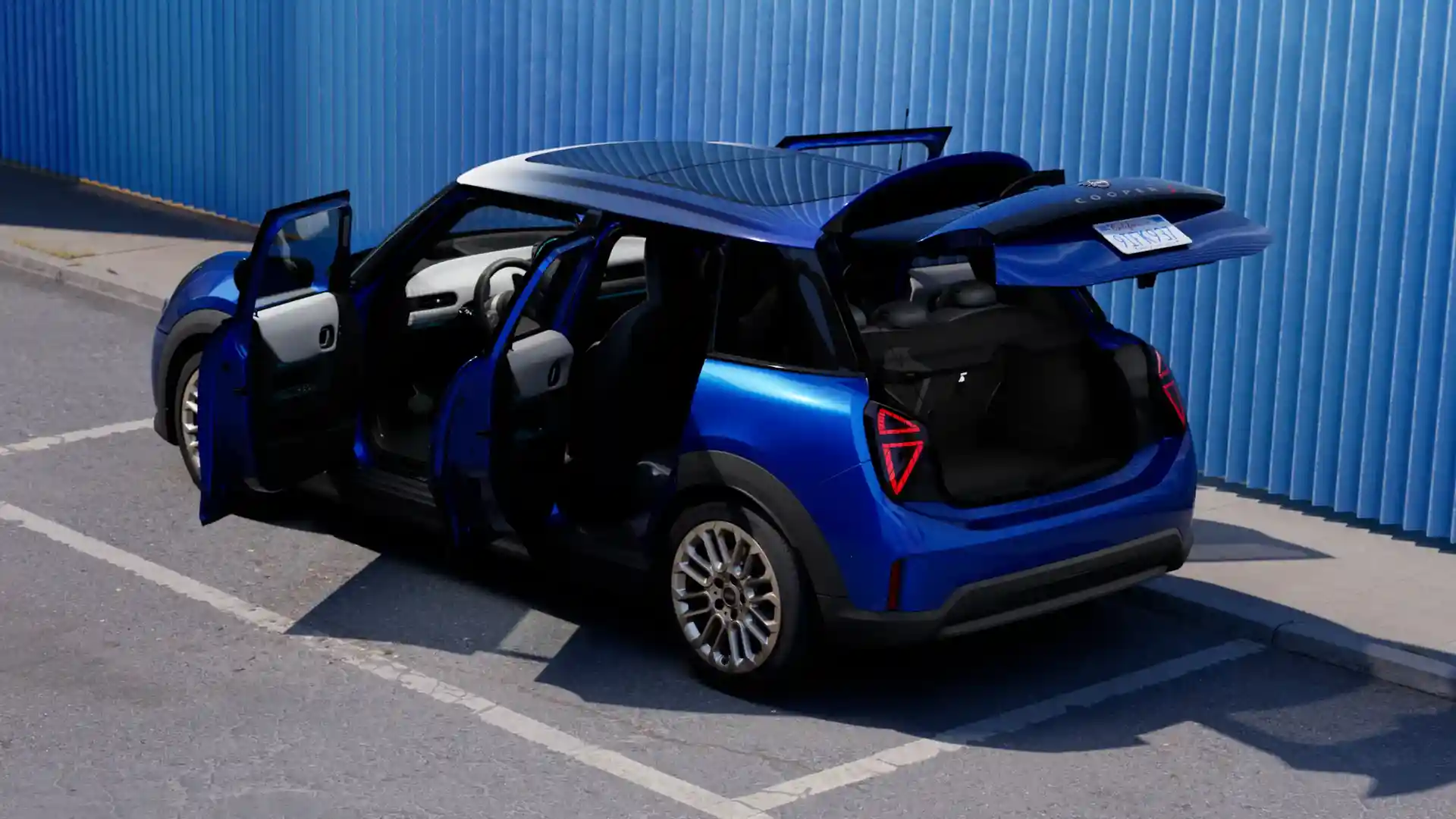 mini 3 porte luci LED