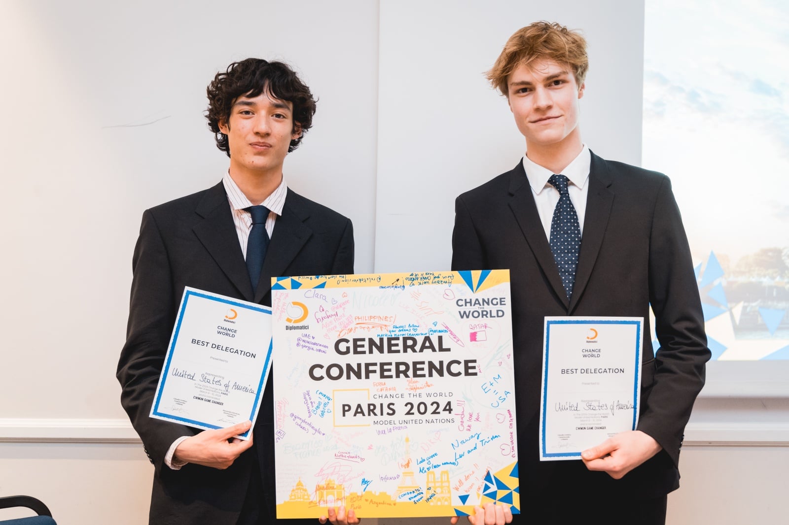 CWMUN Paris ceremony
