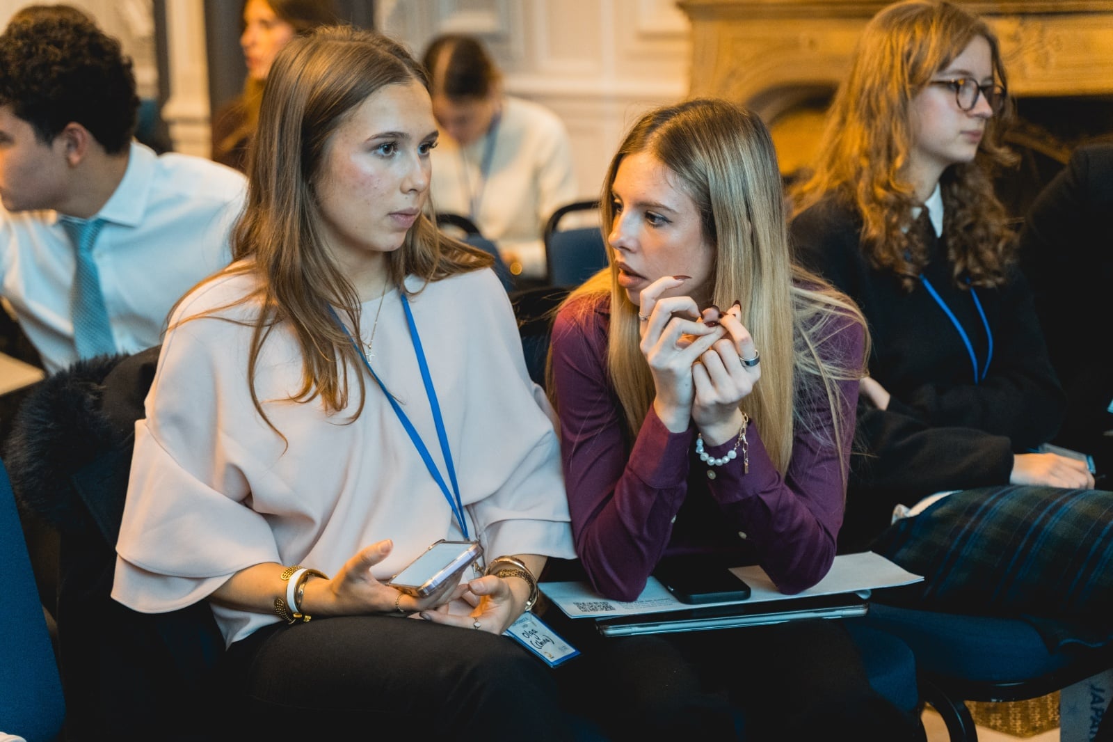 CWMUN Paris delegates in the committee room