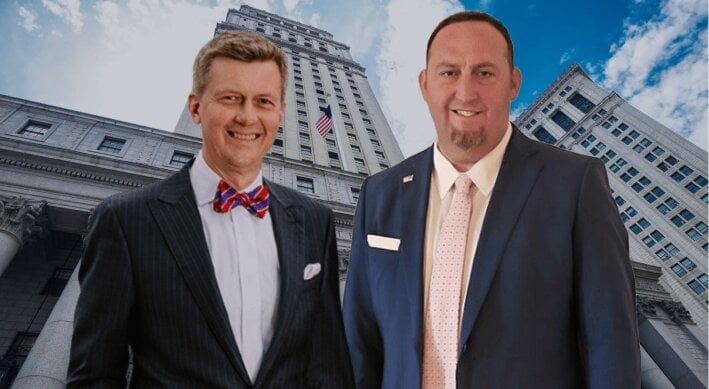 Lawyers Joshua Sabert Lowther, Esq. and Murdoch Walker II, Esq.