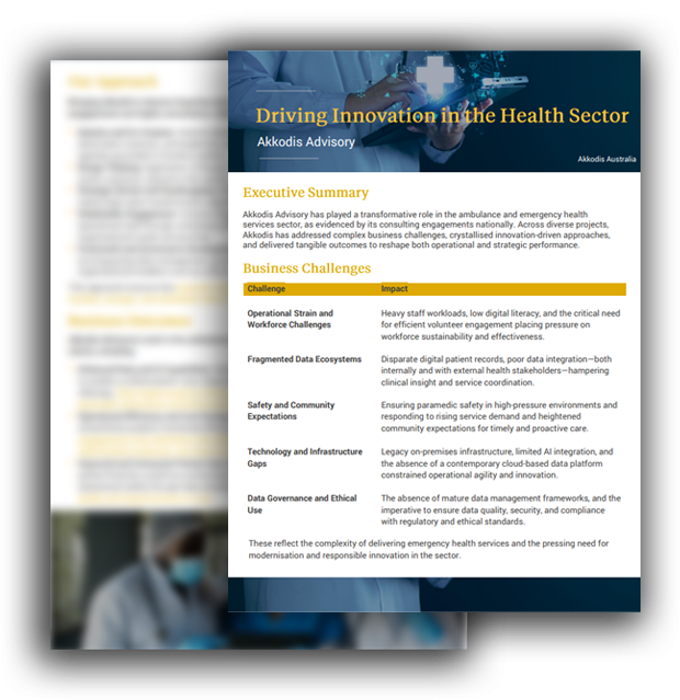 Driving Innovation in the Health Sector