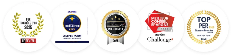 Trophées plan épargne retraite LFM PER'FORM