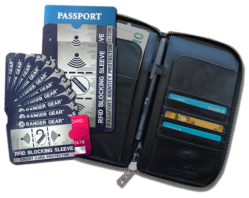 The Ranger Gear RFID Blocking Wallet and The Ranger Gear RFID Blocking Sleeves Pack!