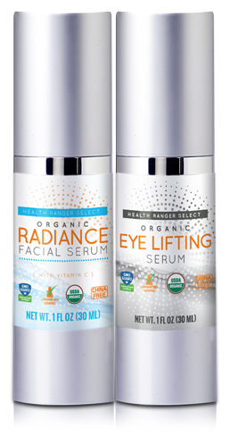 Organic Eye Lifting Serum + Organic Radiance Facial Serum Combo Pack