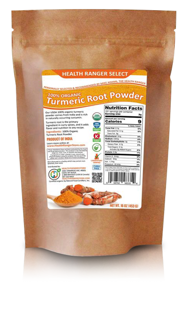 100% Organic Turmeric Root Powder (16 oz)
