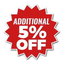 additional 5% off icon