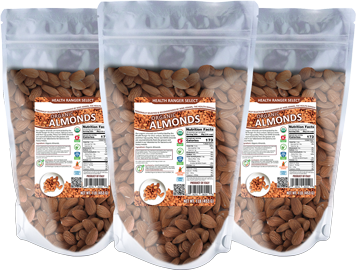 ORGANIC RAW ALMOND X3