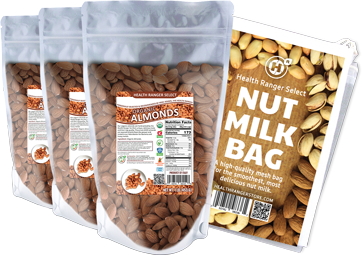 ORGANIC RAW ALMOND X3 WITH NUT MILK BAG