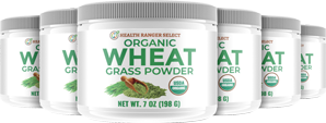 organic wheat grass powder