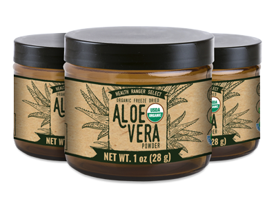 Health Ranger Select 100% Organic Freeze Dried Aloe Vera 200:1 Extract Powder