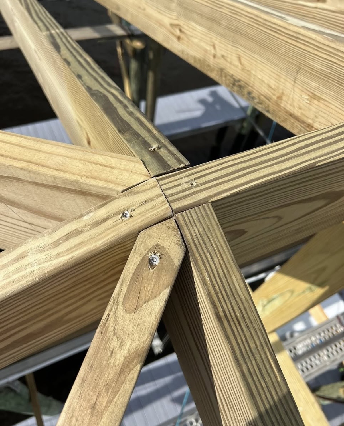 Timber framing detail