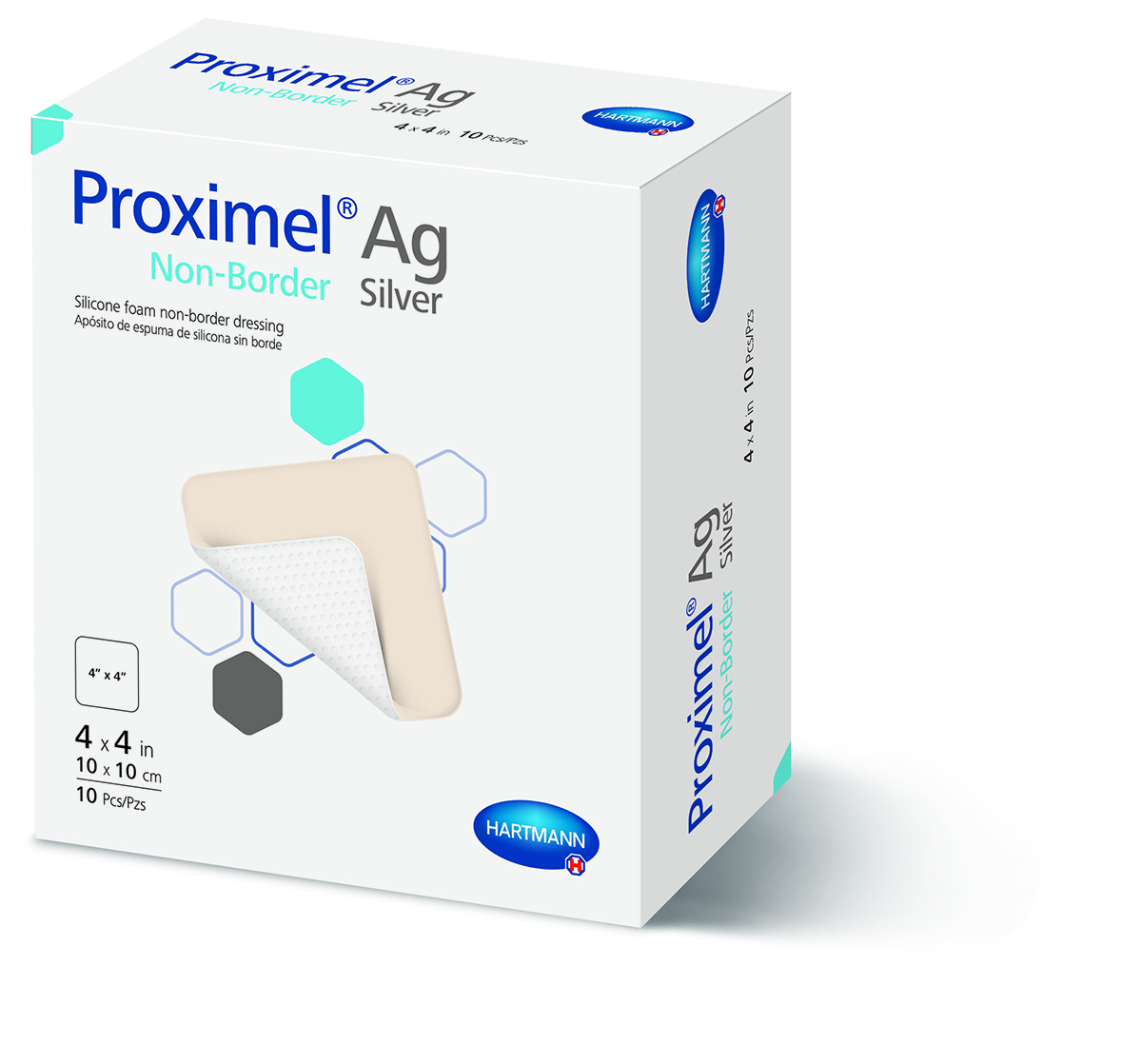 Proximel Ag Non-Border silicone foam dressings