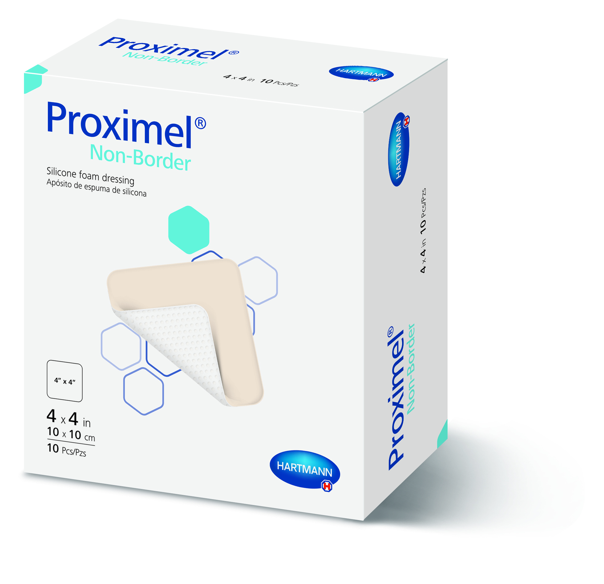 Proximel Non-Border silicone foam dressings